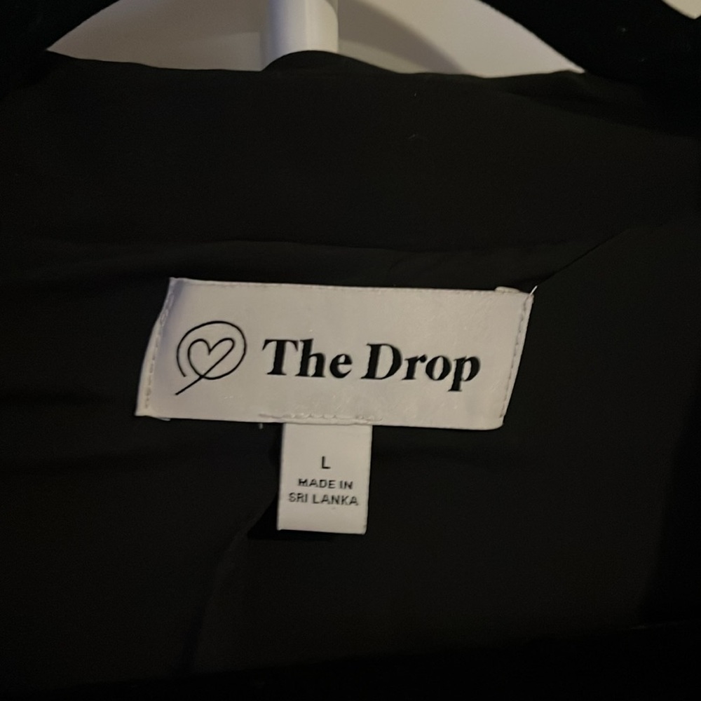 Amazon The Drop Black Single Button Long Blazer L… - image 3